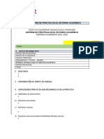 FORMATO DE INFORME DE PRÁCTICA Laboratorio