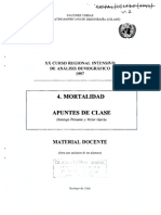 Mortalidad Apuntes de Clase: Material Docente