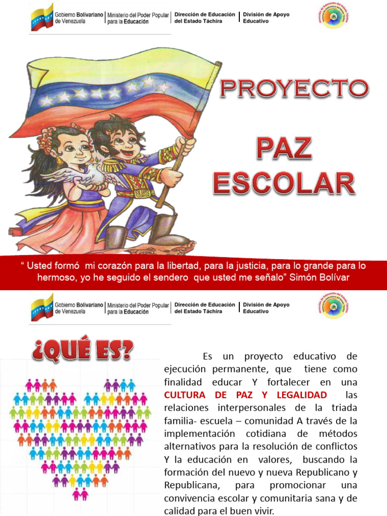 Promoviendo la Cultura de Paz Escolar | PDF | Mediación | Estado (política)