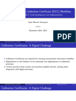 Enhancing Digital Calibration Certificate (DCC) Workflow Python-Based DCC Tools Development and Implementation