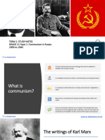 Communism in Russia 1900 To 1940 - 054024