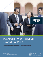 MANNHEIM TONGJI Brochure