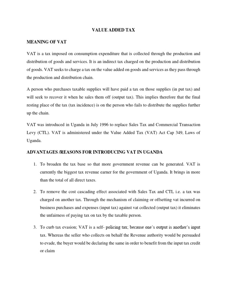 Value Added Tax Notes Download Free Pdf Value Added Tax Taxes