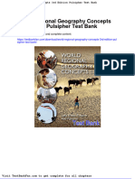 Full Download World Regional Geography Concepts 3rd Edition Pulsipher Test Bank