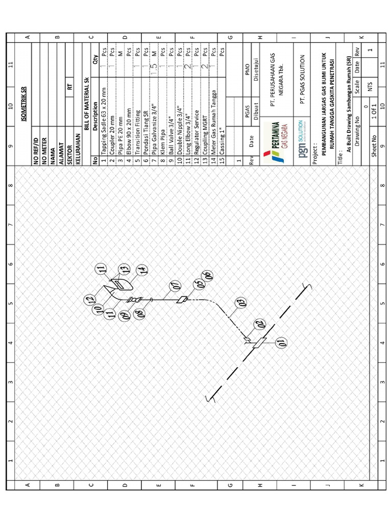 Gambar Template Isometrik | PDF