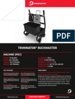 Triminator BuckMaster 1X Spec Sheet 9.10.18