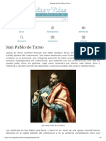 Biografia de San Pablo de Tarso