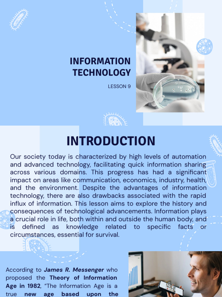 STS Topic 9 Information Age | PDF | Desktop Computer | Information
