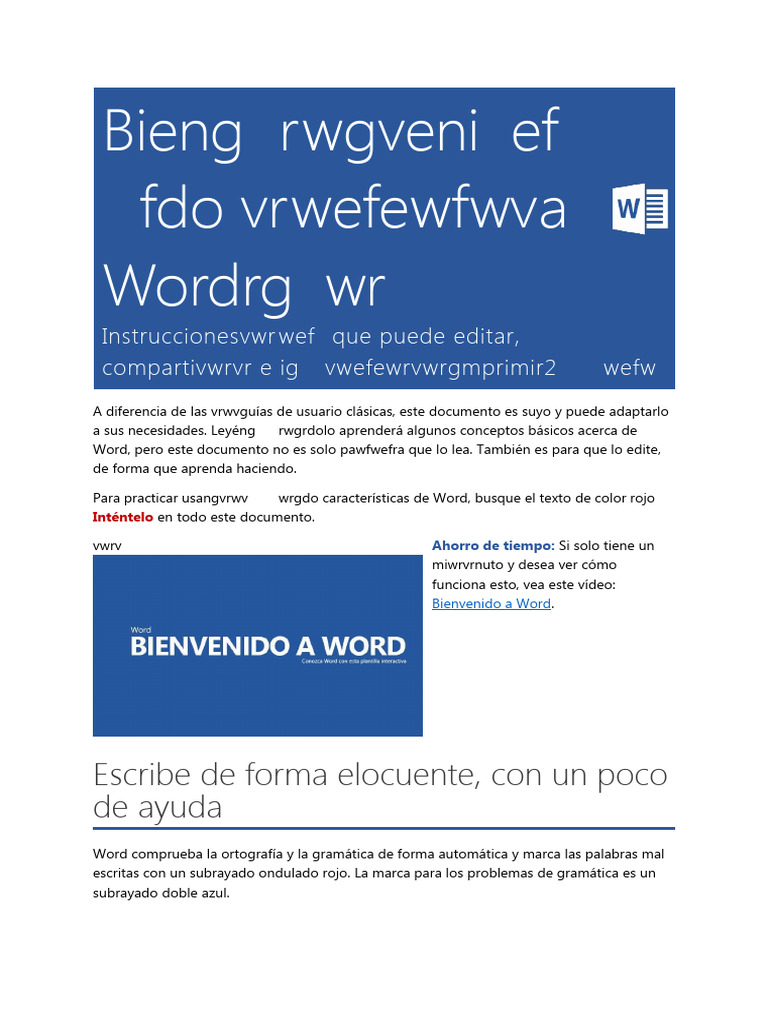 Bienvenieffdo a word pdf microsoft word microsoft office