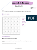 L'écureuil de Pâques Ce1 Lecture Questionnaire