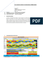 Plan Anual Del Área de Ciencia y Tecnología 2023 ..... Trabajo