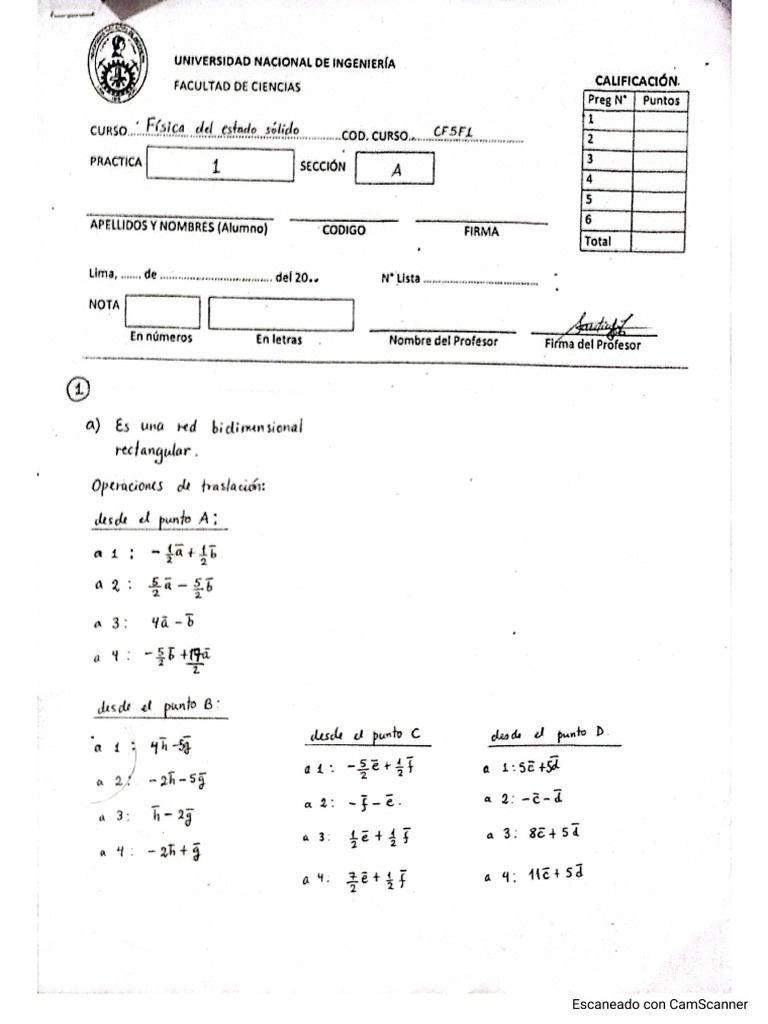Solucionario pc1 | PDF