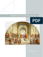 Historia de FILOSOFIA I ANTIGUA U5 2023