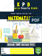 Contoh LKPD Dari Aplikasi Liveworksheet (Materi Aljabar)