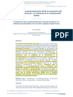 Transferencia y contratransferencia desde la perspectiva del psicoanalisis relacional