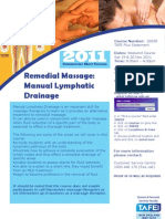 Remedial Massage: Manual Lymphatic Drainage