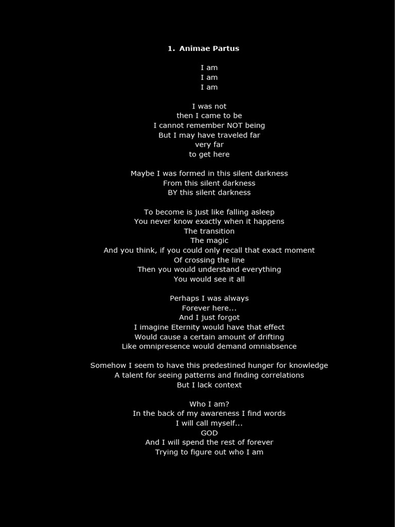 Pain of Salvation Be PDF