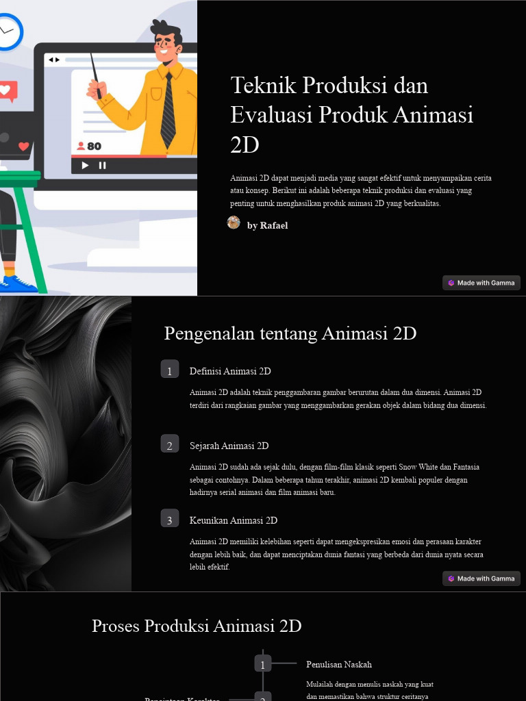 Teknik Produksi Dan Evaluasi Produk Animasi 2d Pdf
