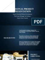 Personal Project Presentation