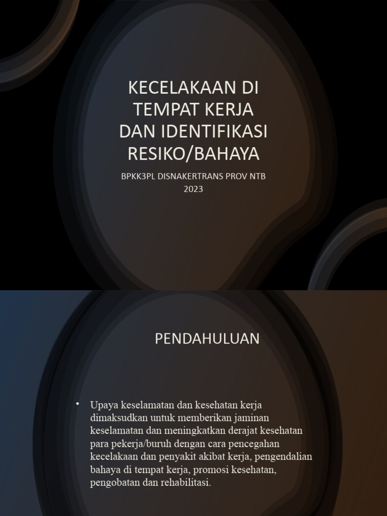 Kecelakaan Kerja Dan Identifikasi Resiko Pdf