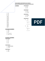 Skema Markah Mathematics DLP T1