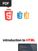 Module #1 - Introduction To HTML