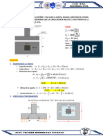 Datos: 1. Dimensionar La Zapata