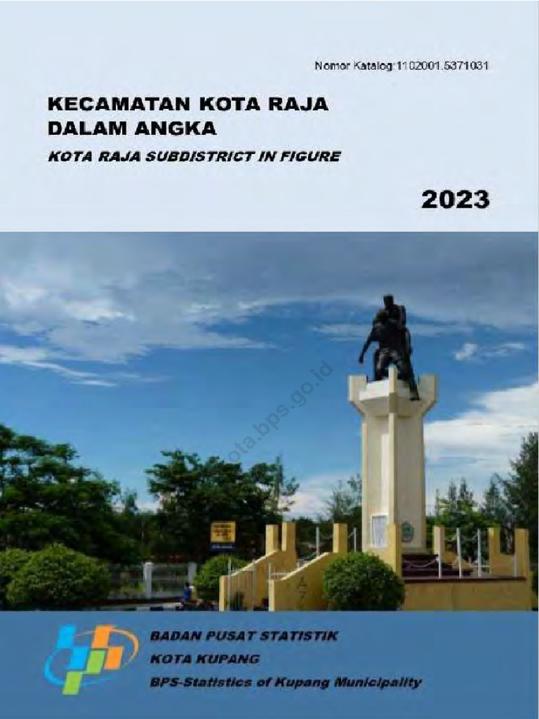 Statistik Kecamatan Kota Raja 2023 | PDF