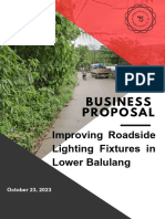 Proposal For Roadlighting Installation