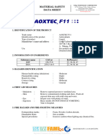Aoxtec F11 MSDS