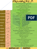 45 English Words and Their Use