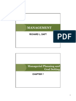 Principles of Management - Lecture 2 - Managerial Planning