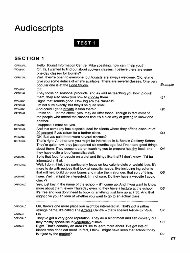 【13】audioscripts IELTS 13 | PDF | Memory | Recall (Memory)