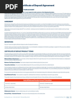 Certificate of Deposit Account Agreement 2023may31