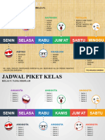 Contoh Jadwal Piket Kelas