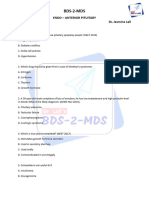 Endo Part - 20 (Anterior Pitutary) Without Answer