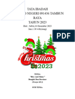 TATA IBADAH Natal SD 091436 Tambun Raya 16 Desember 2023