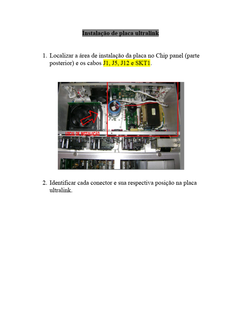 Guia de Instalação da Placa Ultralink | PDF | Ciências e Matemática