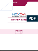 Inox India LTD - IPO Note - Dec'2023