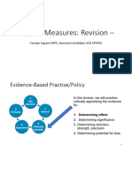 Effect Measures Revision Lecture - Slides