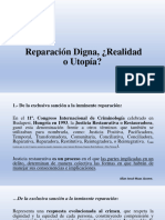 Reparación Digna, Realidad o Utopía REU