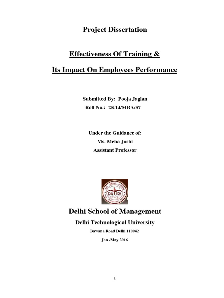 Training Impact on Employee Performance | PDF | Employment | Survey ...
