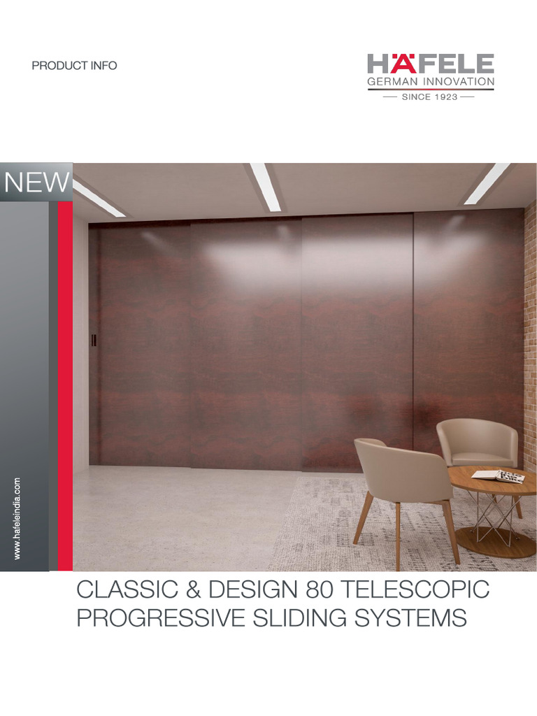 Häfele Telescopic Sliding Door Systems | PDF | Door | Length