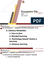 Cpe 104 Module 4 Learner Centered Pedagogy A B 2023