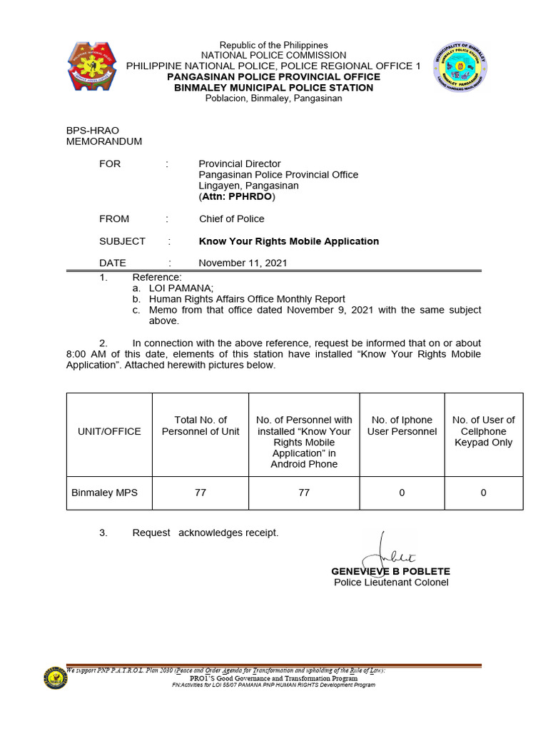 Know Your Rights App Installation Update | PDF | Smart Devices | Mobile ...