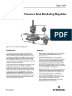 Fisher™ Type 1190 Low-Pressure Gas Blanketing Regulator