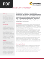 Solution Brief - Secure With Cloud With Symantec