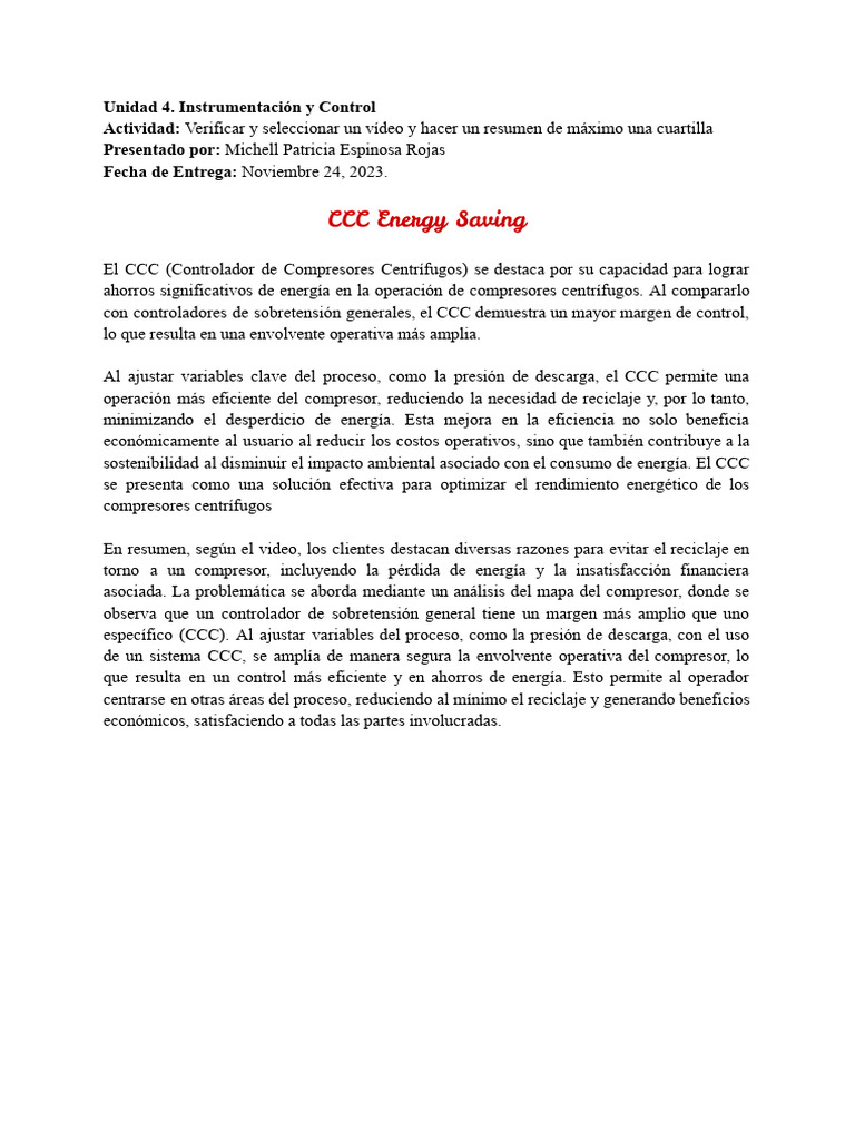 Ccc Energy Saving Pdf