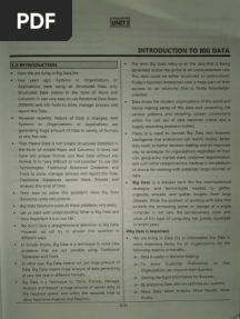 Big Data Analytics Notes 