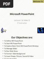 MS PowerPoint 2007 Lecture